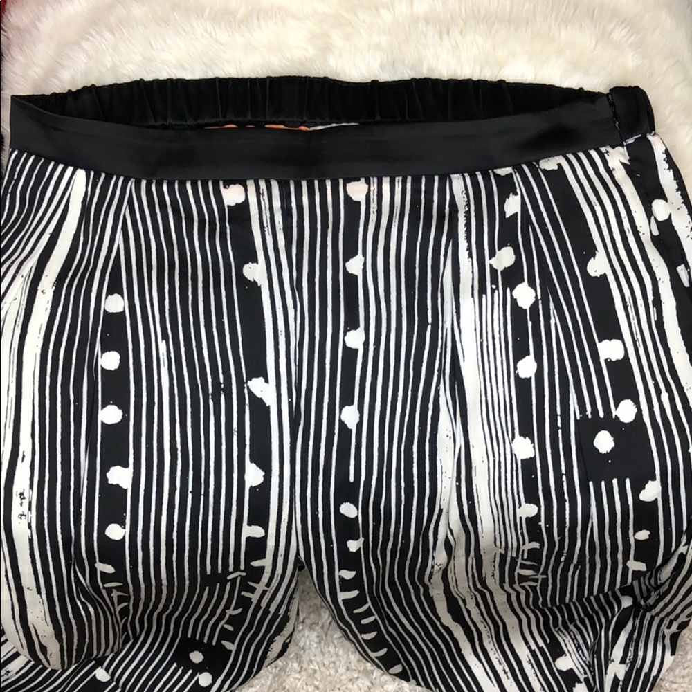 Super soft high waisted print silk pants SALE